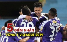 5 điểm nhấn của vòng 1 V-League 20019