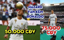 Bom tấn Hazard ra mắt hoành tráng tại Real Madrid nhưng vẫn thua Ronaldo