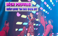 Bích Phương lần đầu live 'Đi đu đưa đi' trên sân khấu Indonesia