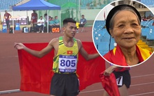 Xúc động bà ngoại 80 tuổi chờ cháu nhận huy chương SEA Games mới ra về