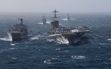Lần đầu tiên 2 nhóm tàu sân bay Mỹ đến Địa Trung Hải từ 2016