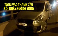 Lái ô tô tông vào thành cầu Nam Ô, rồi lao xuống sông