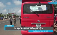 Tai nạn xe khách thảm khốc trên Quốc lộ 20 lúc sáng sớm