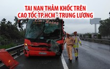 Tai nạn xe khách thảm khốc trên cao tốc TP.HCM - Trung Lương