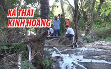 Kinh hãi cảnh xả chất thải màu trắng đục thẳng ra môi trường