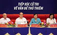 Bí thư Nguyễn Thiện Nhân tiếp xúc cử tri về vấn đề Thủ Thiêm