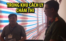 Bên trong khu chấm thi THPT quốc gia: Miệt mài dưới nắng nóng 40 độ