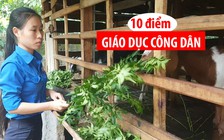 Cô nữ sinh nghèo và điểm 10 môn Giáo dục công dân
