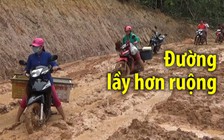 Con đường siêu... lầy lội ở Phú Quốc