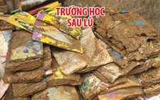 Lũ đi qua, bùn dày 1 mét ở trường vùng cao trước ngày khai giảng
