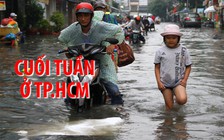 Mưa lớn cuối tuần, phía Tây TP.HCM ngập lênh láng