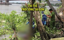Thi thể người đàn ông tóc bạc trôi trên sông Sài Gòn