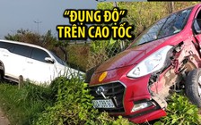 Fortuner và Hyundai i10 “đụng độ” trên cao tốc TP.HCM - Trung Lương