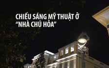 Chiếu sáng mỹ thuật ở căn nhà của người từng giàu nhất Việt Nam