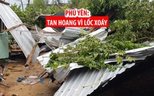 Không kịp đóng cửa, dân Phú Yên nhốn nháo tìm chỗ núp vì lốc xoáy