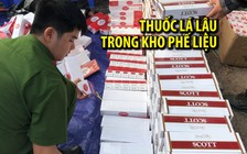 Hơn 3.300 cây thuốc lá lậu trong kho phế liệu vùng ven Sài Gòn