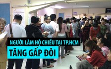 Trụ sở công an chật ních vì người làm hộ chiếu tại TP.HCM tăng gấp đôi