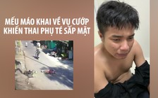 Thanh niên mếu máo khai về vụ cướp làm thai phụ té sấp mặt trên đường