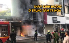 Cứu phụ nữ mang thai mắc kẹt trong vụ cháy kinh hoàng ở trung tâm TP.HCM