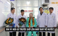 BN 91 phi công người Anh nói gì trước khi chuẩn bị lên máy bay về nước?