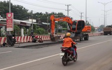 Bình Phước tranh thủ sửa đường để người dân về quê an toàn