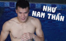 Trong bể bơi, dàn sao Olympic cường tráng như những nam thần