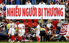 Sập rào chắn khán đài ở giải La Liga, 8 CĐV nhập viện