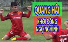 Quang Hải đạt trạng thái sung mãn, sẵn sàng sút tung lưới Thái Lan