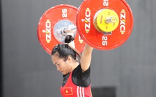 Vương Thị Huyền đạt thành tích cử giật 77kg, sáng cửa HCV cử tạ