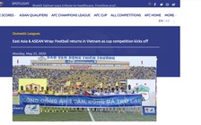 Báo nước ngoài và AFC viết về sự sôi động của bóng đá Việt Nam