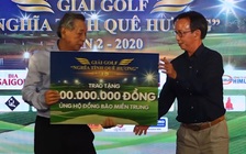 Giải golf "Nghĩa tình Quê hương" quyên góp hơn 5 tỉ đồng