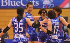 Màn trình diễn đẳng cấp của Thanh Thúy 1m93 ở giải vô địch bóng chuyền Nhật Bản