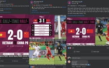 Mạng xã hội của AFC hưởng lợi nhờ trận Việt Nam thắng Trung Quốc thế nào?