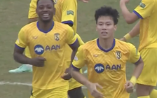 Highlights SLNA 1-2 Bình Định: Quế Ngọc Hải ghi bàn, đội xứ Nghệ vẫn thua