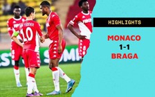 Highlights Monaco 1-1 Braga: Đội bóng xứ Công quốc bị loại đáng tiếc