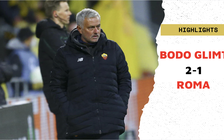 Highlights Bodo Glimt 2-1 AS Roma: Mourinho lại một lần nữa thua trước CLB của Na Uy