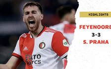 Highlights Feyenoord 3-3 Slavia Praha: Bữa tiệc bóng đá tấn công