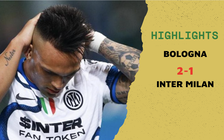 Highlights Bologna 2-1 Inter Milan: Trận thua mang tính định mệnh của Nerazzurri