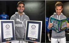 Fabregas lại một lần nữa vào sách Kỉ lục Guinness