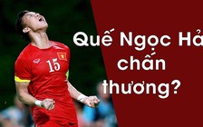 Quế Ngọc Hải đau cổ chân không thể tập cùng đồng đội