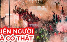 Liverpool diễu hành, Salah và đồng đội chìm trong biển đỏ
