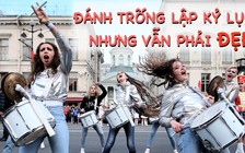 Rực rỡ màn chơi trống tập thể lập kỷ lục thế giới ở St. Petersburg