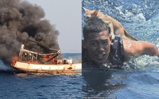 Ngoạn mục lính thủy Thái Lan cứu 4 mèo con kẹt trong thuyền đắm