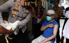 Làng quê khuyến khích tiêm vắc xin Covid-19: tặng gà, trúng thưởng bò