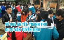 Về quê ăn Tết, sinh viên tranh thủ đi tư vấn tuyển sinh cho đồng hương