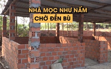 Nhà mọc lên như nấm để chờ đền bù