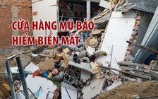 Cửa hàng mũ bảo hiểm “biến mất” vì sập nhà, nhân viên tháo chạy tán loạn