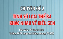 [ÔN THI THPT QUỐC GIA 2019] MÔN SINH HỌC: Chuyên đề 2 Tính số loại thể ba khác nhau về kiểu gen