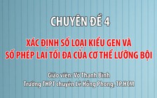 [ÔN THI THPT QUỐC GIA 2019] MÔN SINH HỌC: Chuyên đề 4 Xác định số loại kiểu gen và số phép lai tối đa của cơ thể lưỡng bội