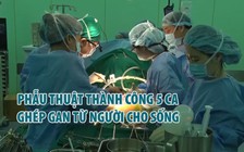 Phẫu thuật thành công 5 ca ghép gan từ người cho sống